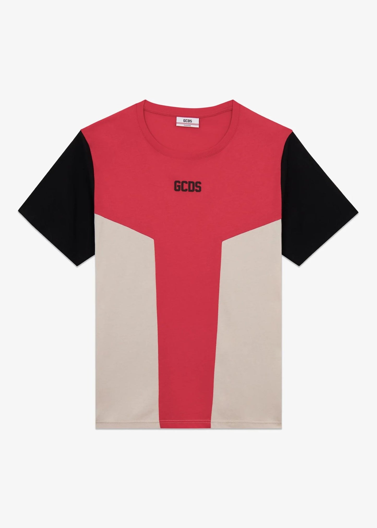 T-Shirt GCDS Essentials "Color Block" uomo