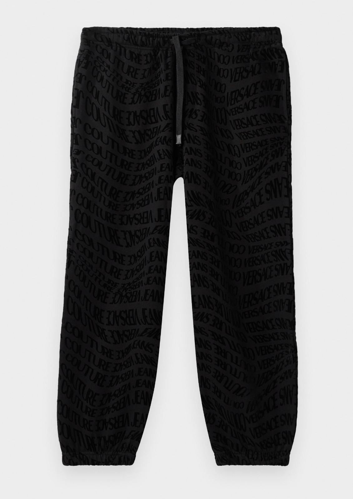 Pantalone Versace Jeans Couture in felpa "Logomania" uomo
