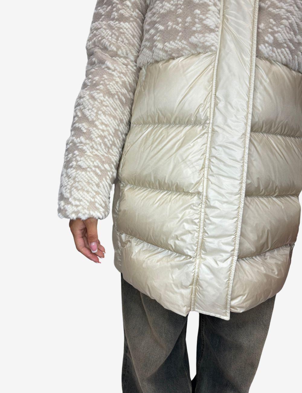 Piumino Colmar jacquard con cappuccio donna
