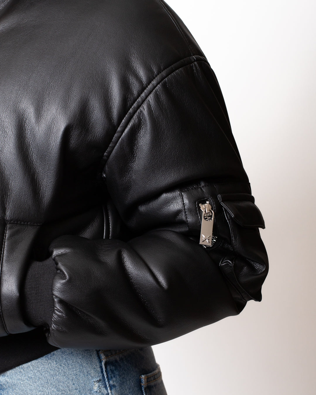 Giubbotto Richmond X in ecopelle modello bomber donna