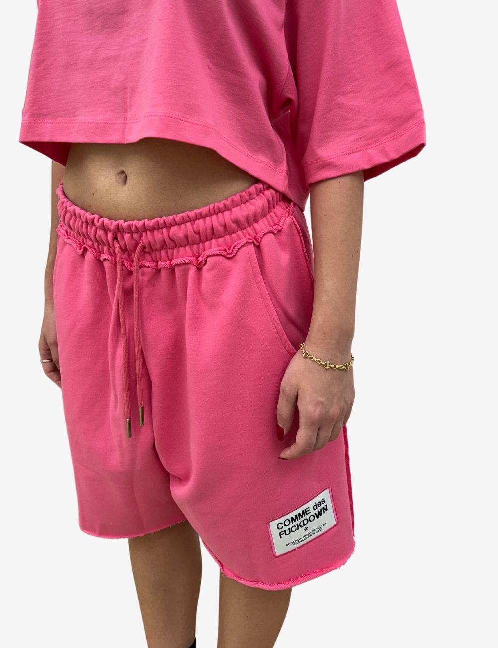 Bermuda Comme Des Fuckdown con etichetta logata donna