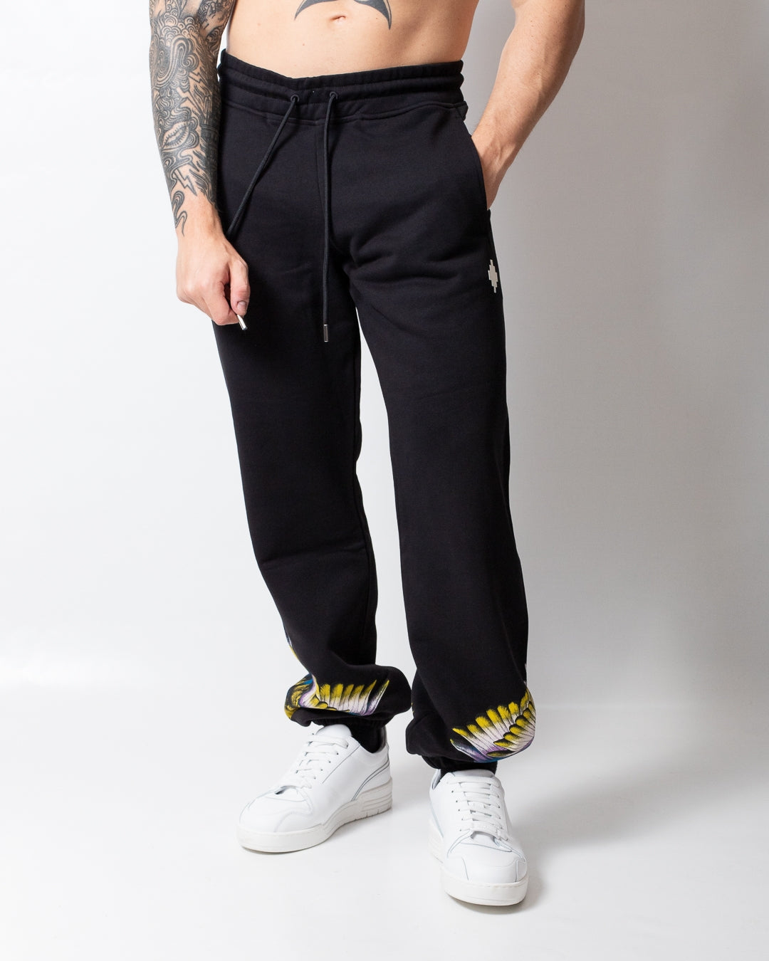 Pantalone Marcelo Burlon in felpa "Wings" uomo