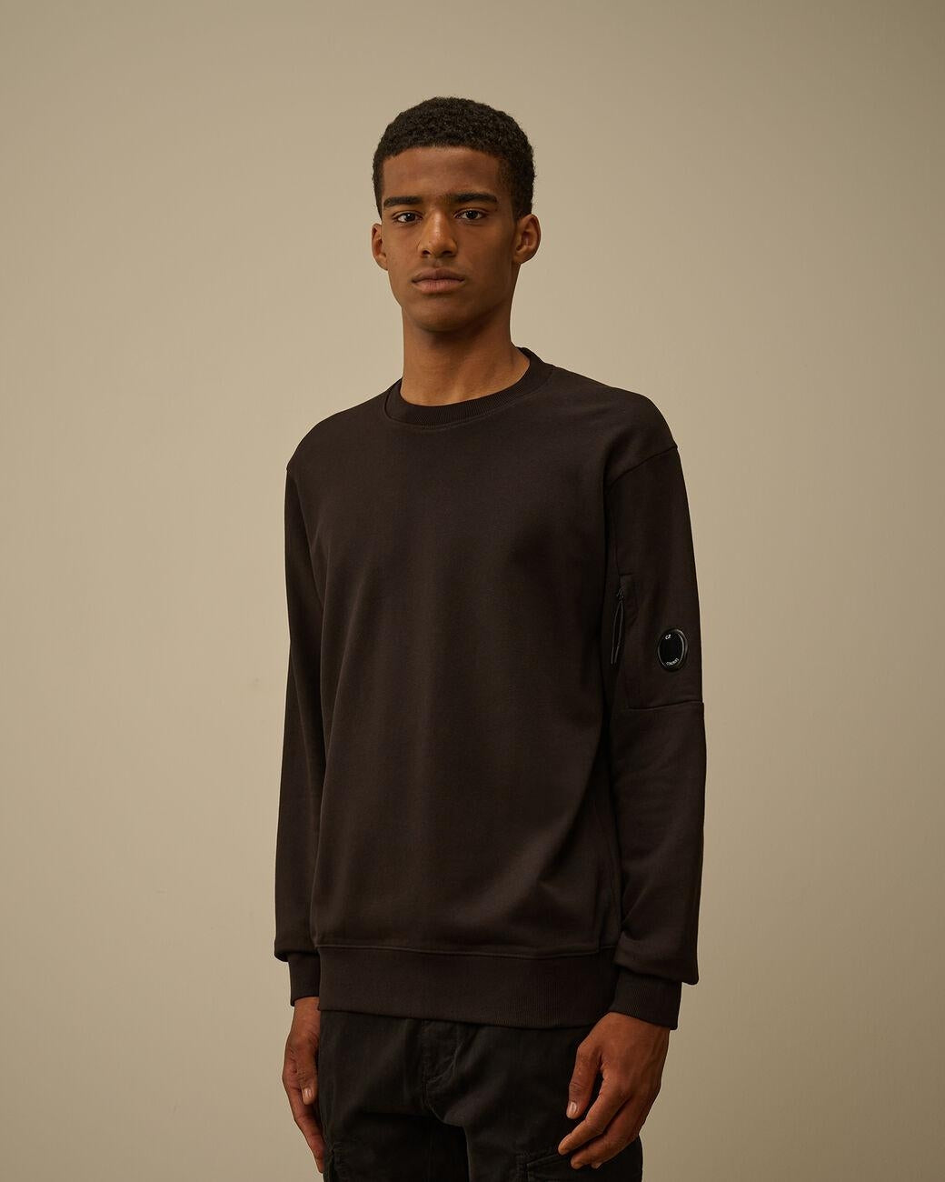 Felpa C.P. Company girocollo "Diagonal Raised" uomo