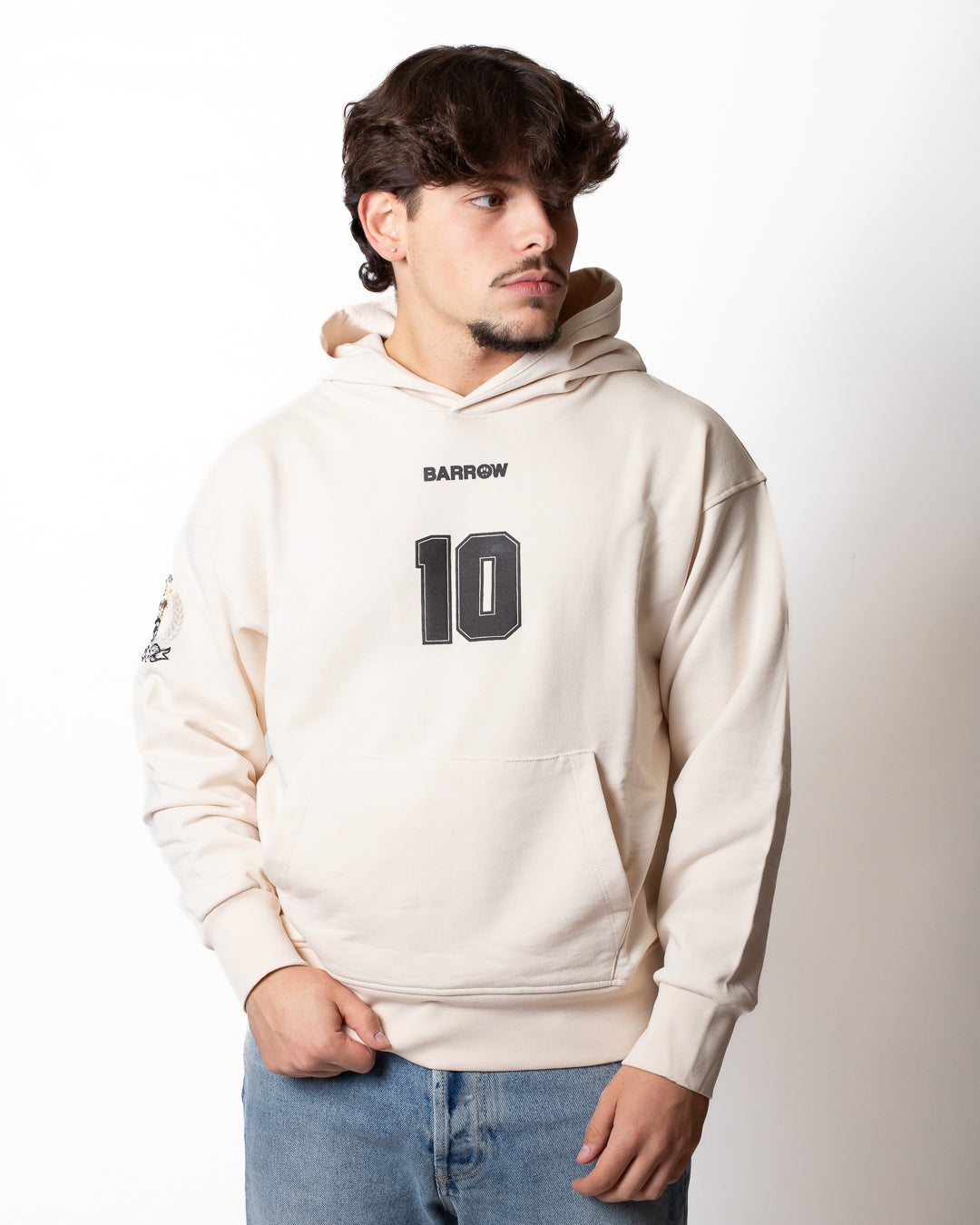 Felpa Barrow con cappuccio "I Love NA"