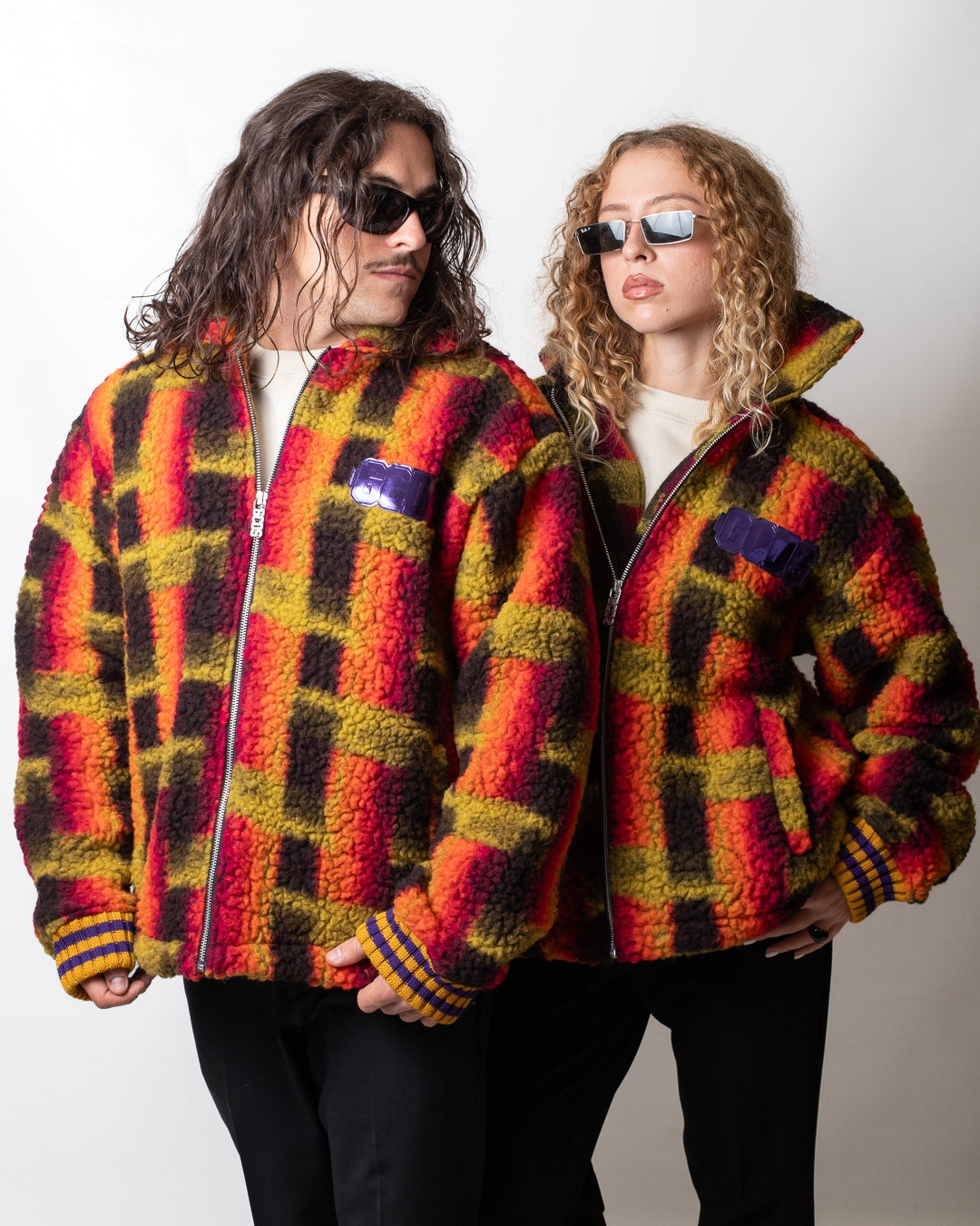 Giubbotto GCDS "Teddy Jacket" in misto lana