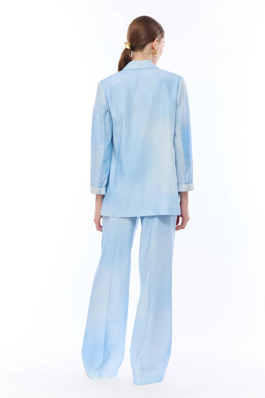 Pantalone Nenette straight effetto denim donna