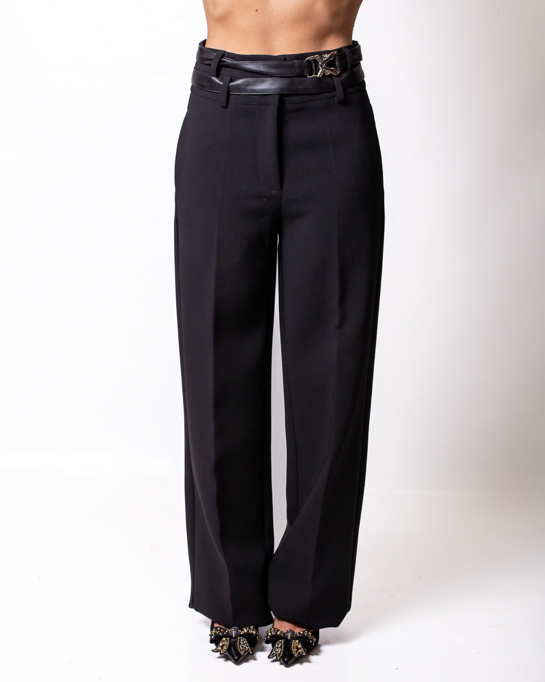 Pantalone Richmond X chino con cinta in pelle donna