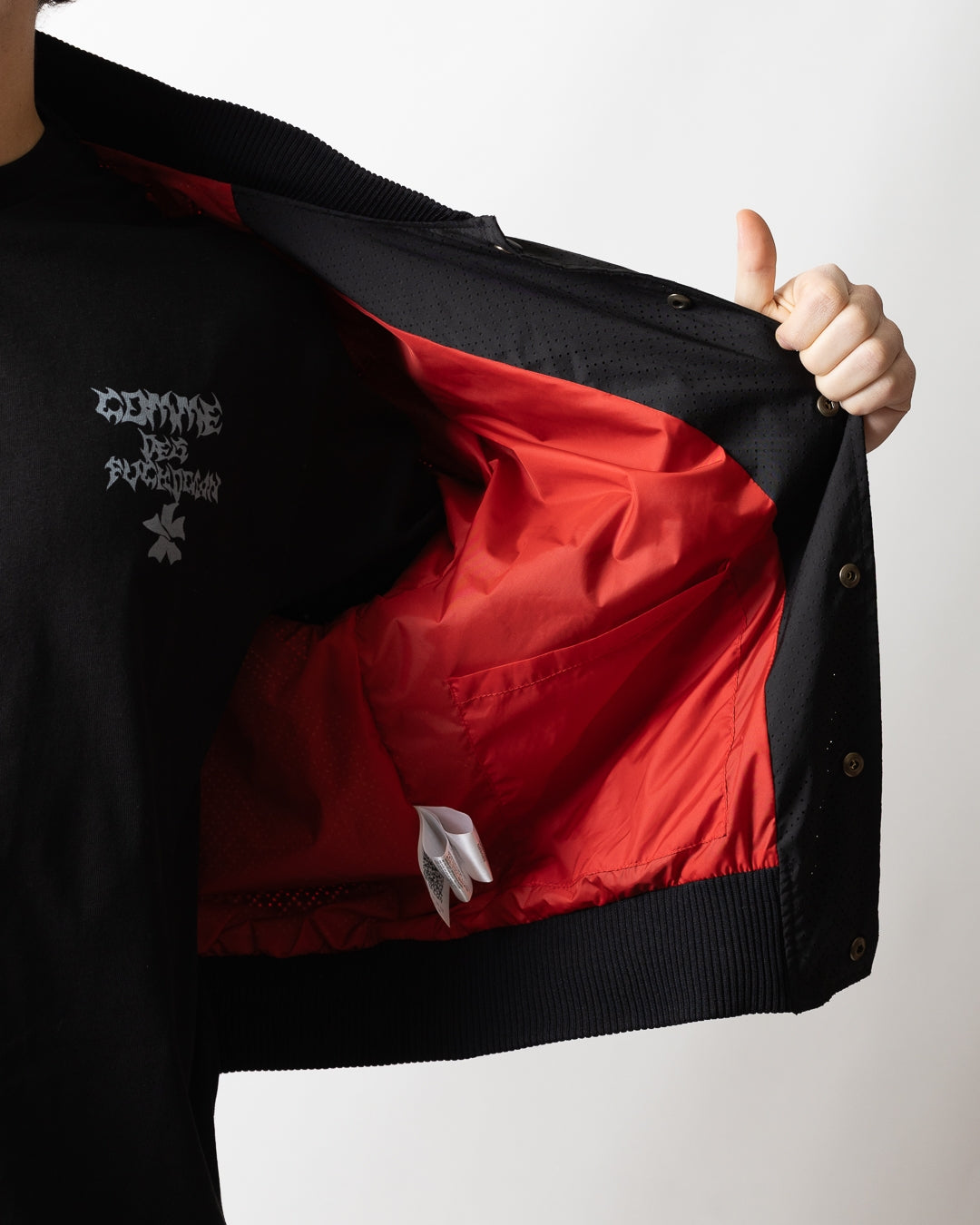 Giubbotto GCDS Essentials bomber "Logo Tape" uomo