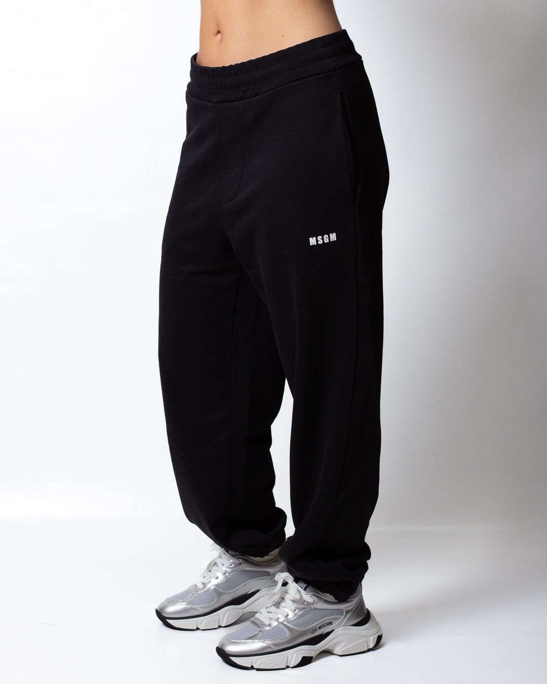 Pantalone MSGM in felpa con logo minimal