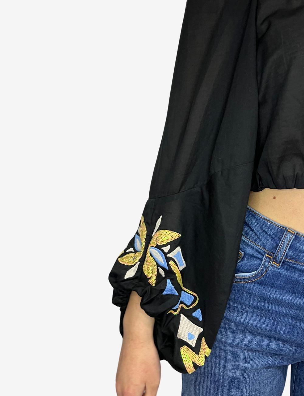 Blusa Nenette con ricami donna