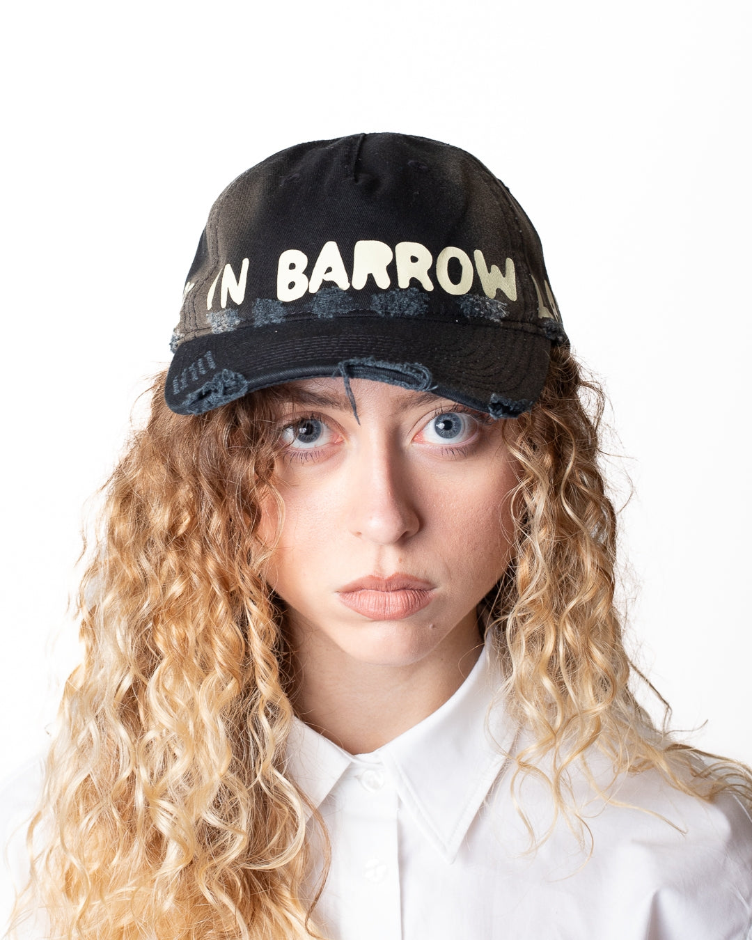 Cappello Barrow con visiera e logo stampato