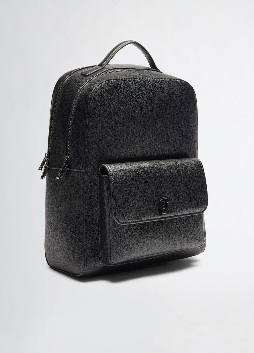Zaino Liu Jo in pelle con placca in metallo