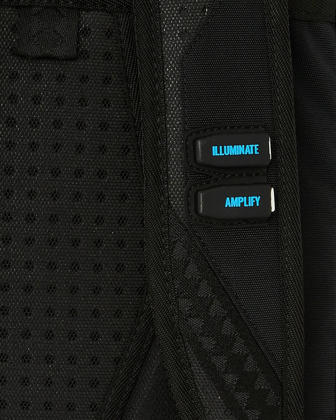 Zaino Sprayground nero Led stripe sharks dlx backpack