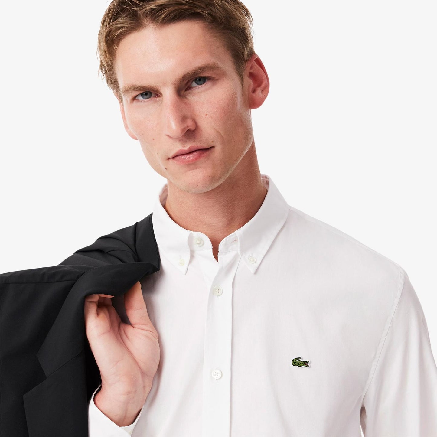 Camicia Lacoste essential regular fit uomo