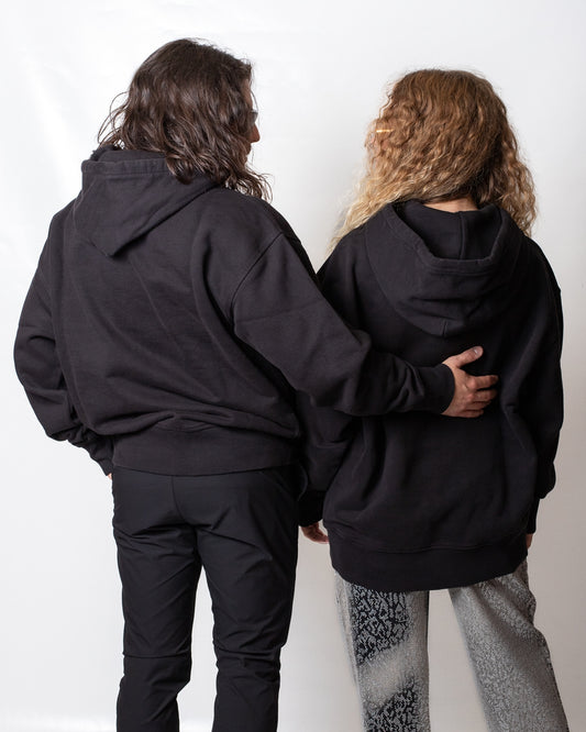 Felpa MSGM con cappuccio e logo tono su tono