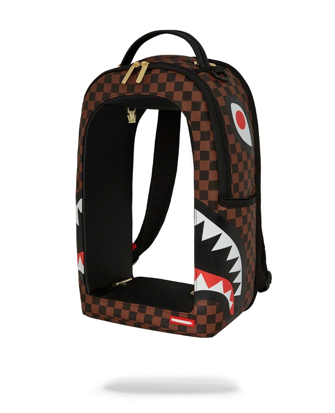 Zaino Sprayground marrone Sharks in a hole in paris dlxsv backpack