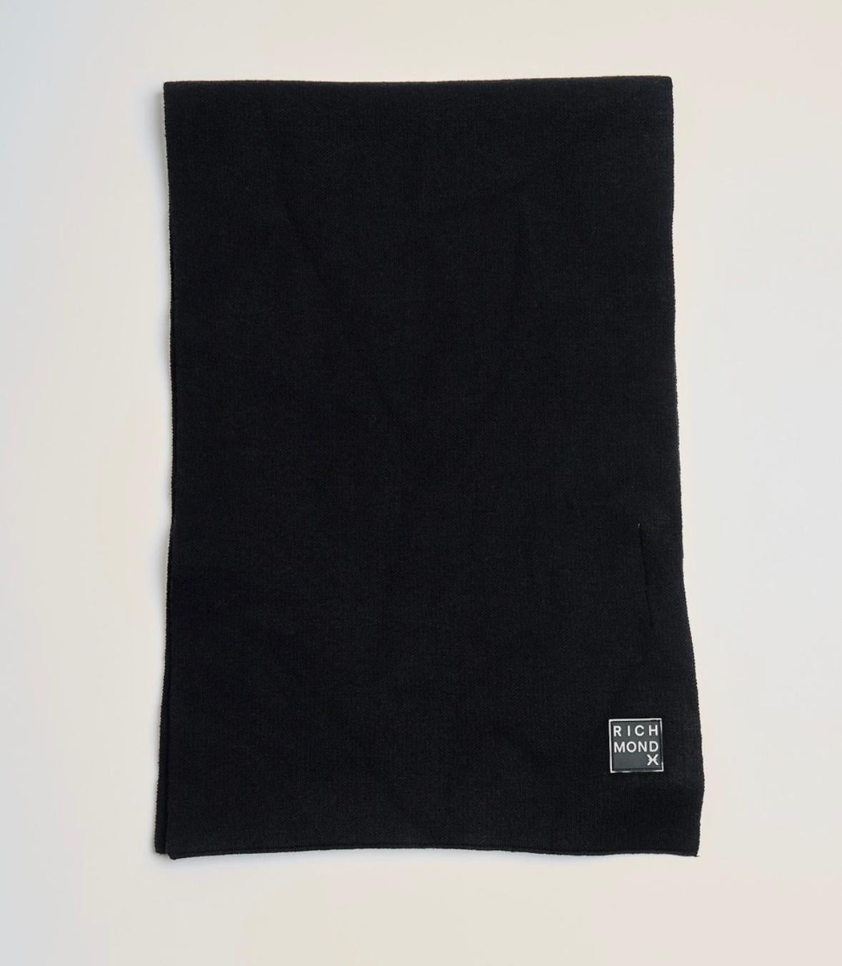 Sciarpa Richmond X con logo in gomma