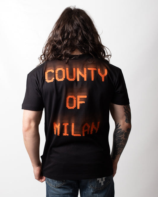 T-Shirt Marcelo Burlon con stampa "County" uomo