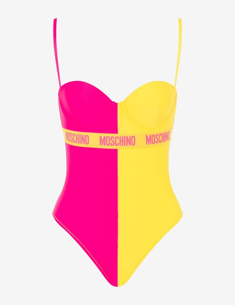 Costume Moschino intero bicolor donna