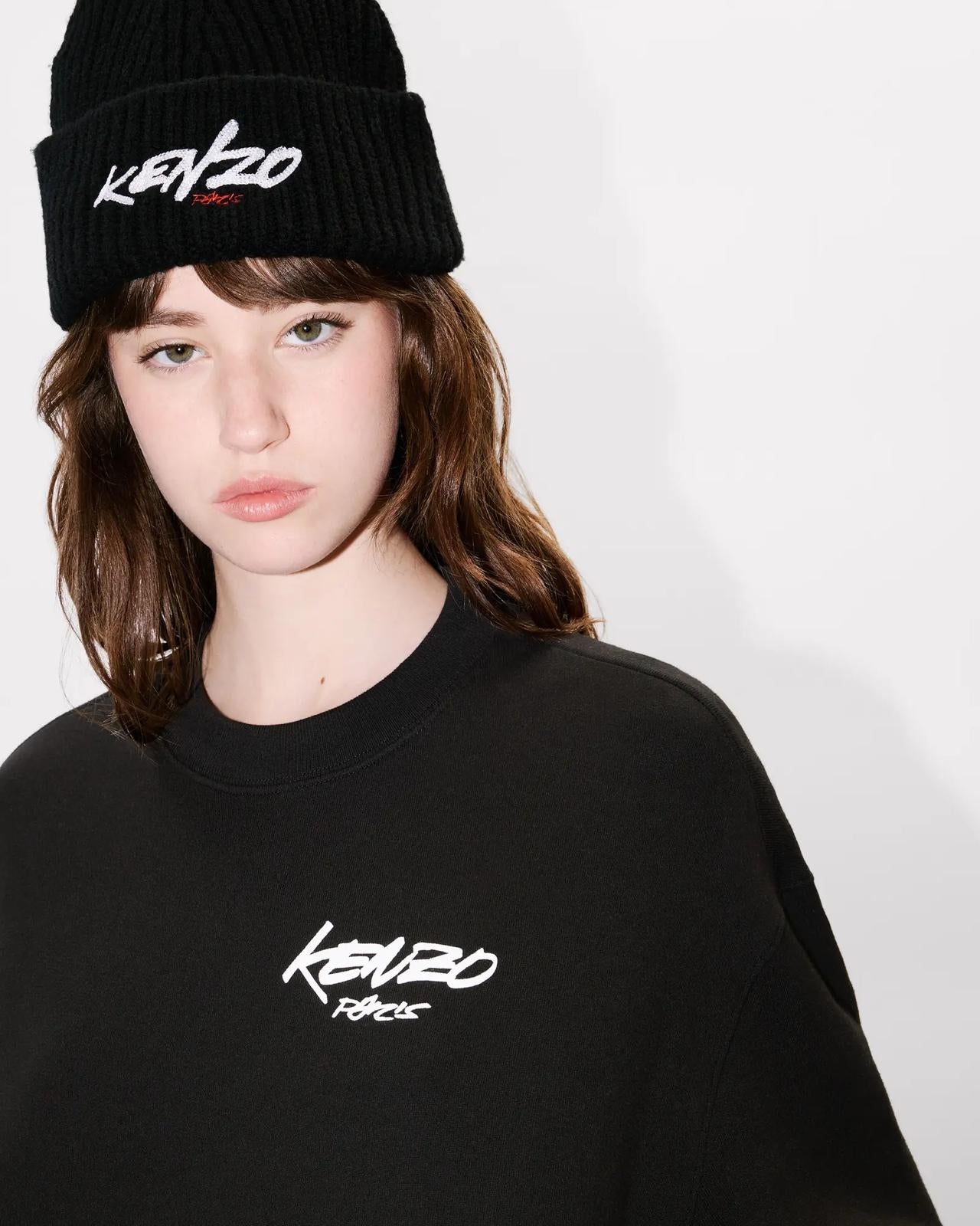 Felpa Kenzo Paris "Futura Oversize" girocollo
