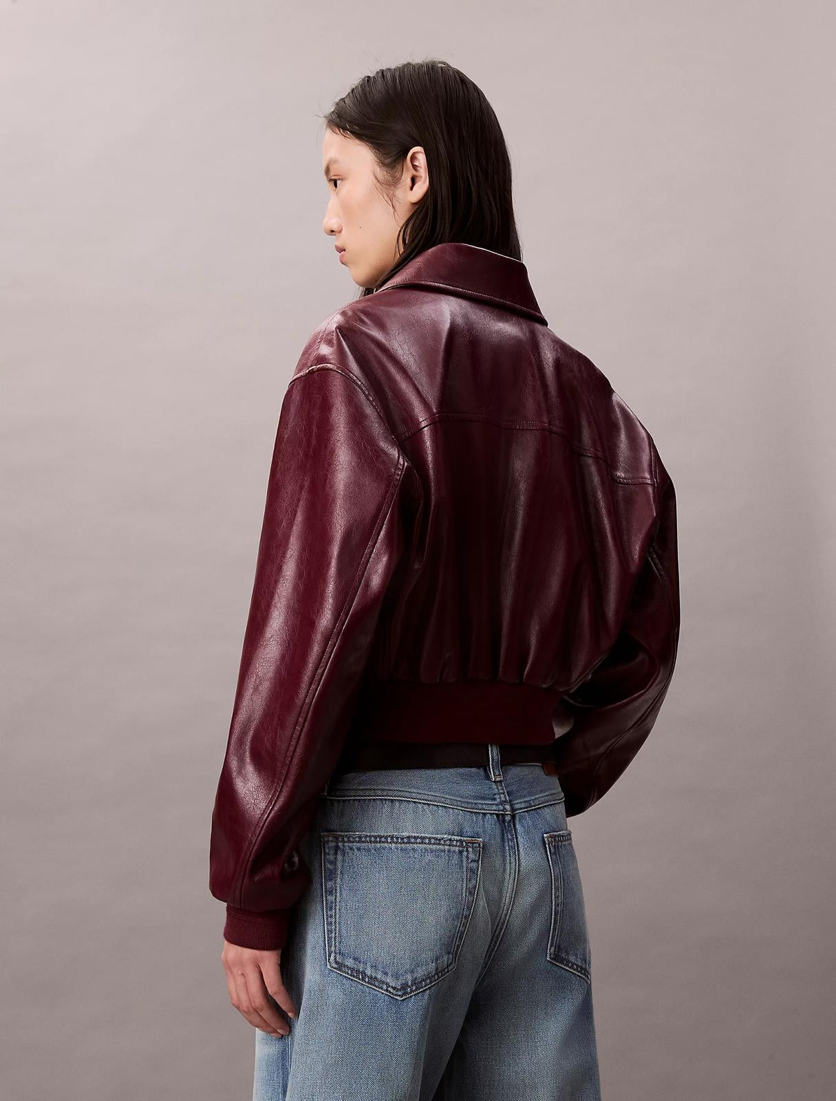 Giubbotto Calvin Klein in similpelle donna