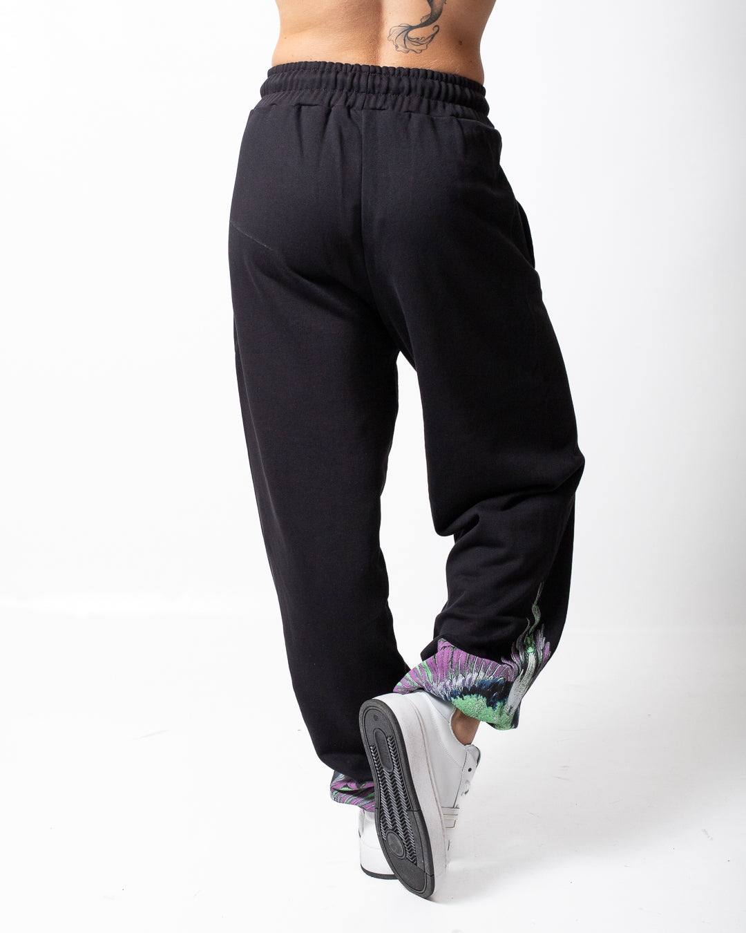Pantalone Marcelo Burlon in felpa "Wings" donna