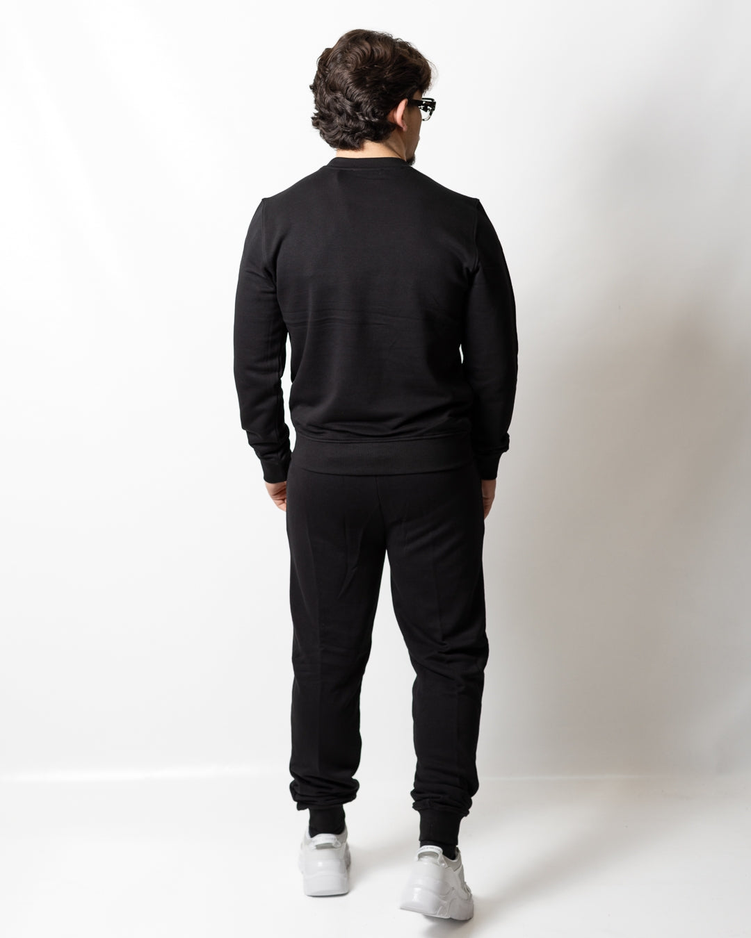 Pantalone Richmond X in felpa con logo in rilievo uomo