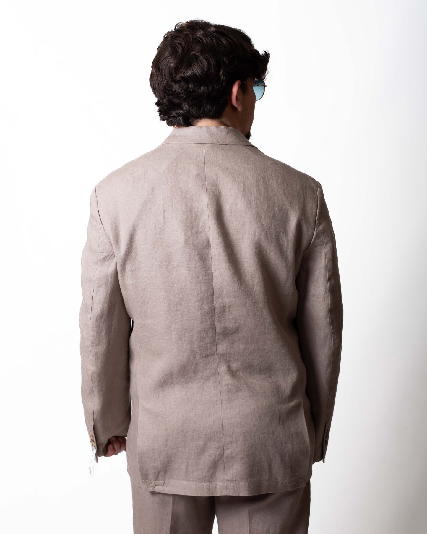 Giacca blazer Liu Jo doppiopetto in lino uomo