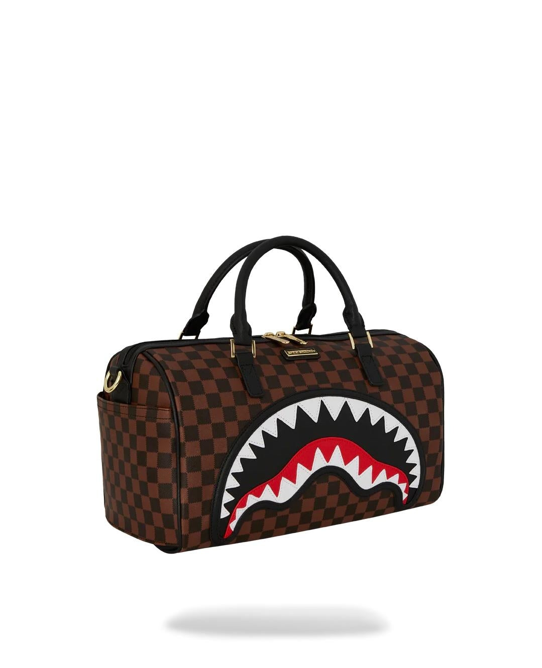 Borsa Sprayground marrone Sawtooth sharks in paris mini duffle