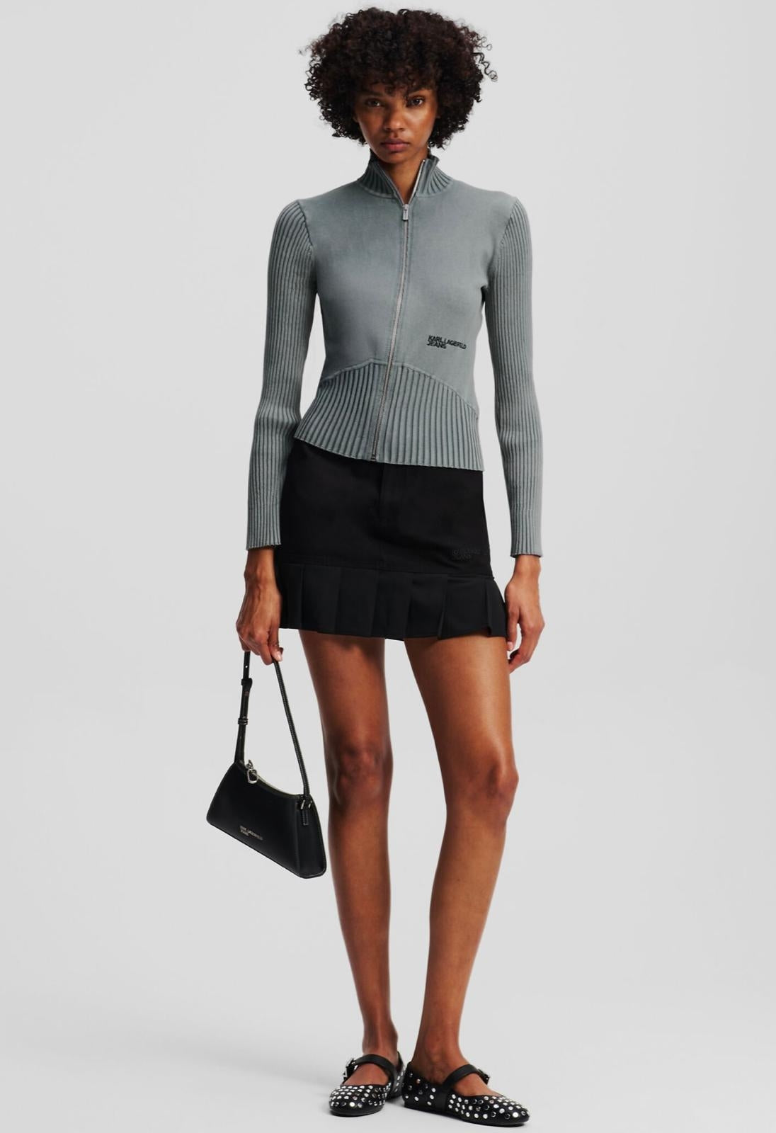 Maglia Karl Lagerfeld Jeans con zip donna