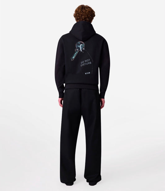 Pantalone MSGM in gabardina con boxer