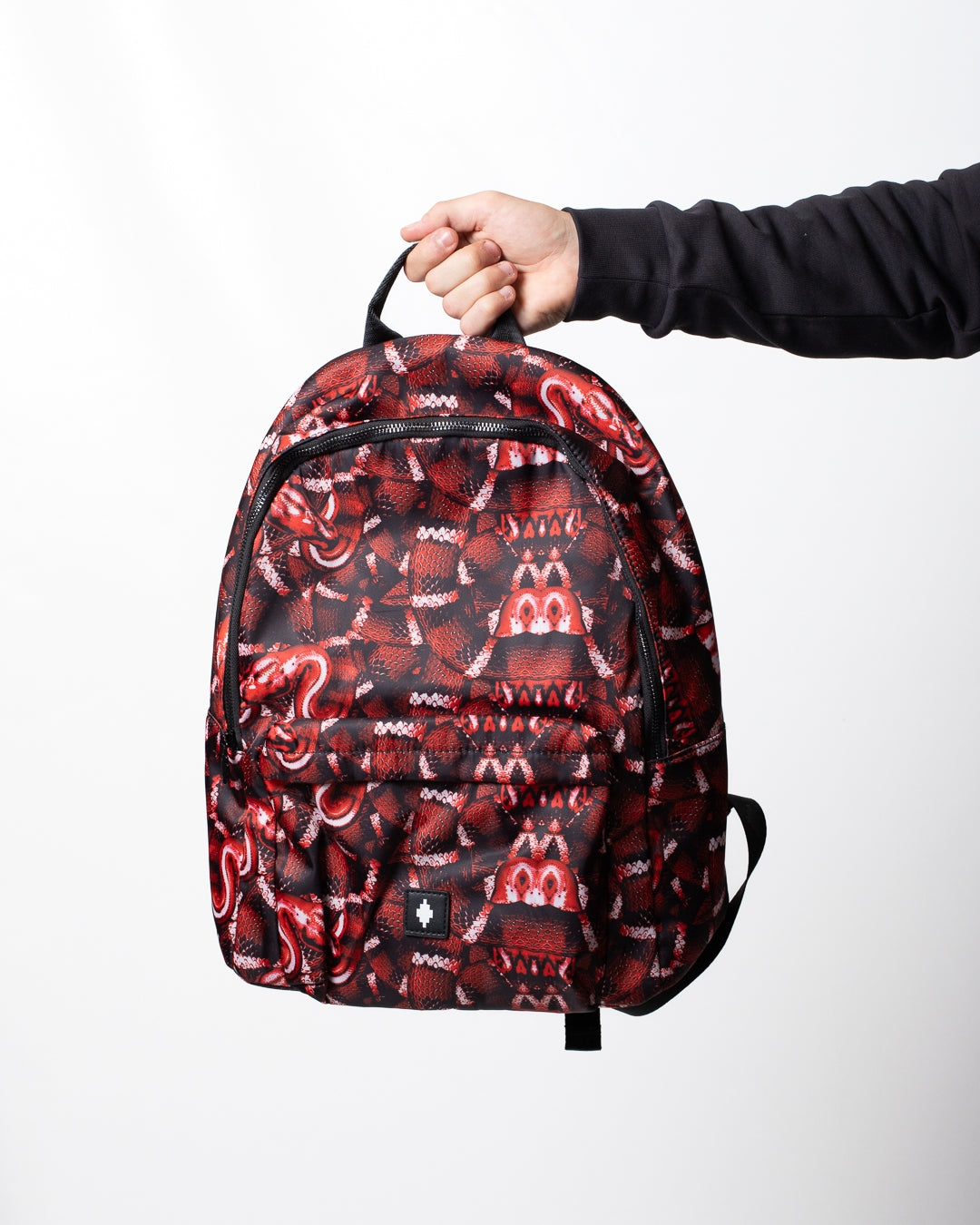 Zaino Marcelo Burlon in nylon stampa snakes all-over