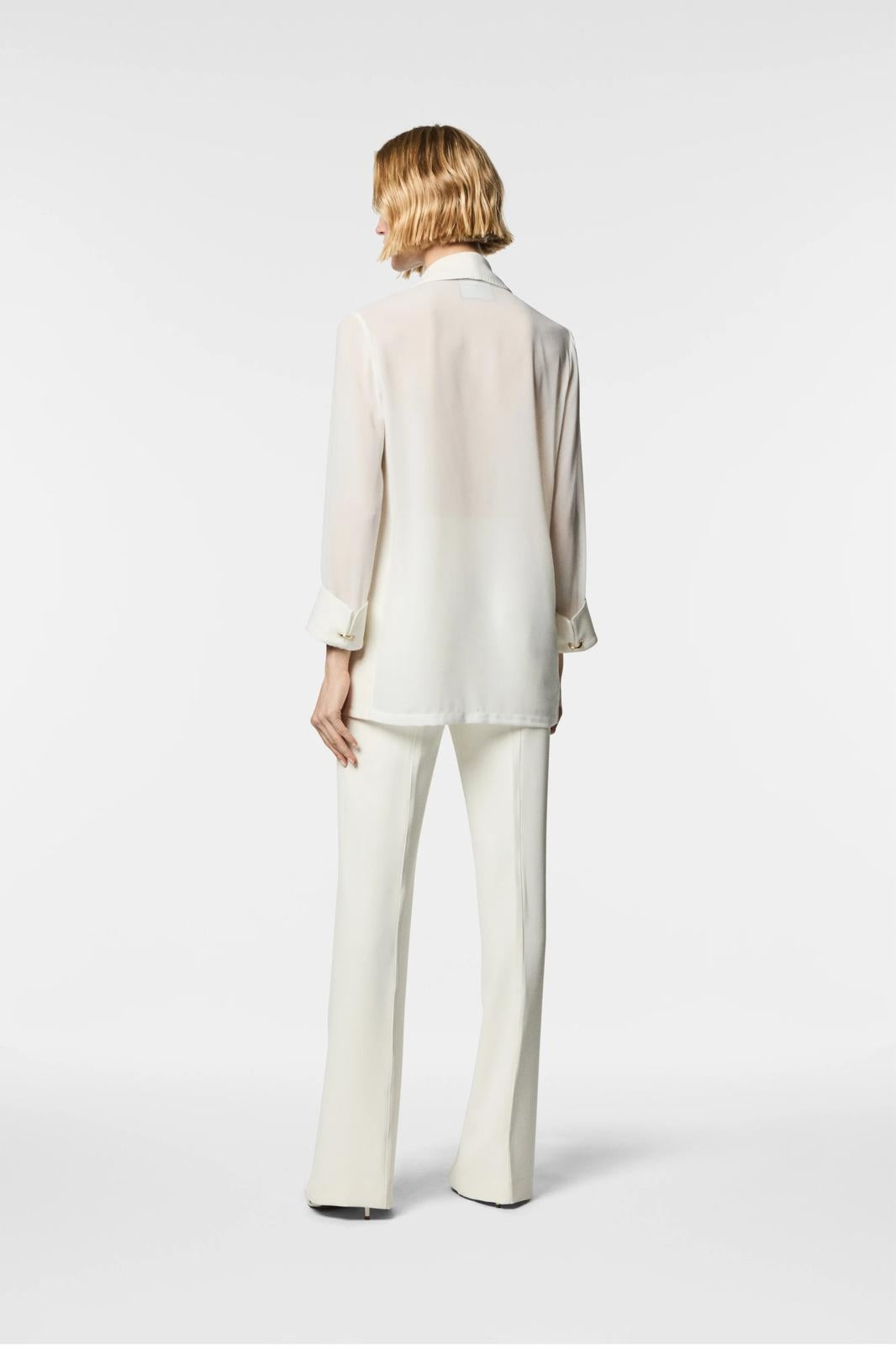 Pantalone Nenette a zampa in cady donna