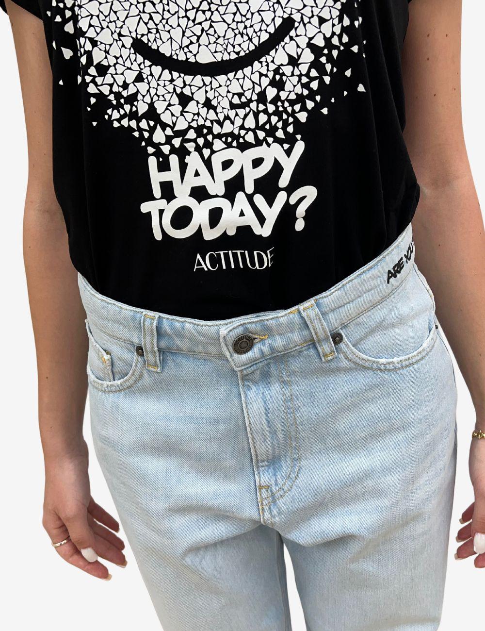 Jeans Twinset Actitude in denim chiaro donna