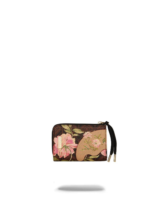Portafoglio Sprayground marrone "AI Henny floral zip-out wallet"