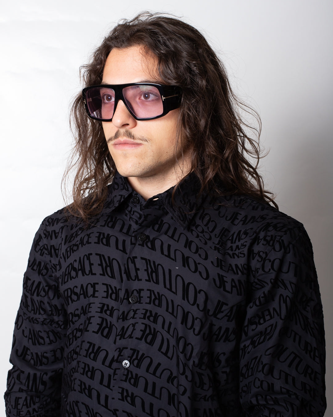 Camicia Versace Jeans Couture "Logomania" uomo