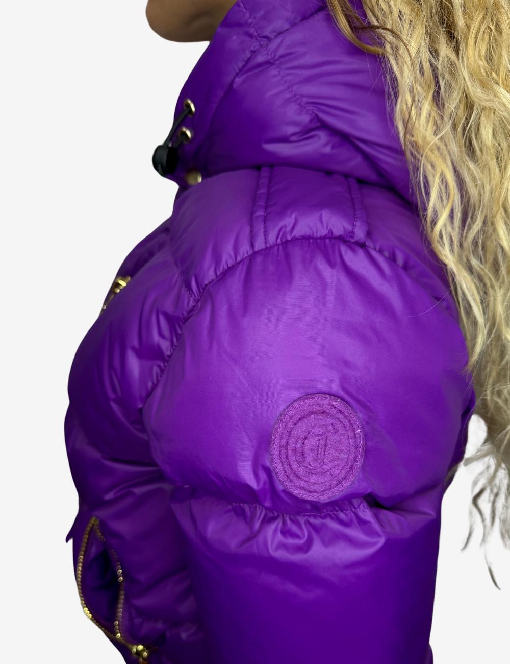 Giubbotto Just Cavalli con dettagli oro donna