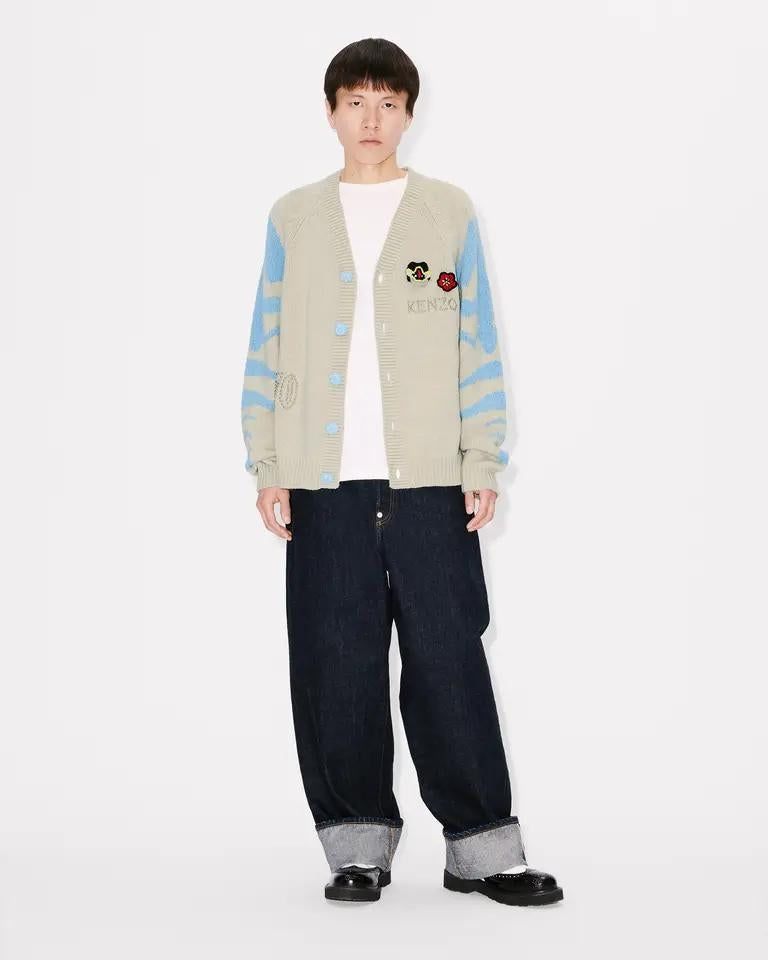 Cardigan Kenzo Paris "Pachinko" in misto lana