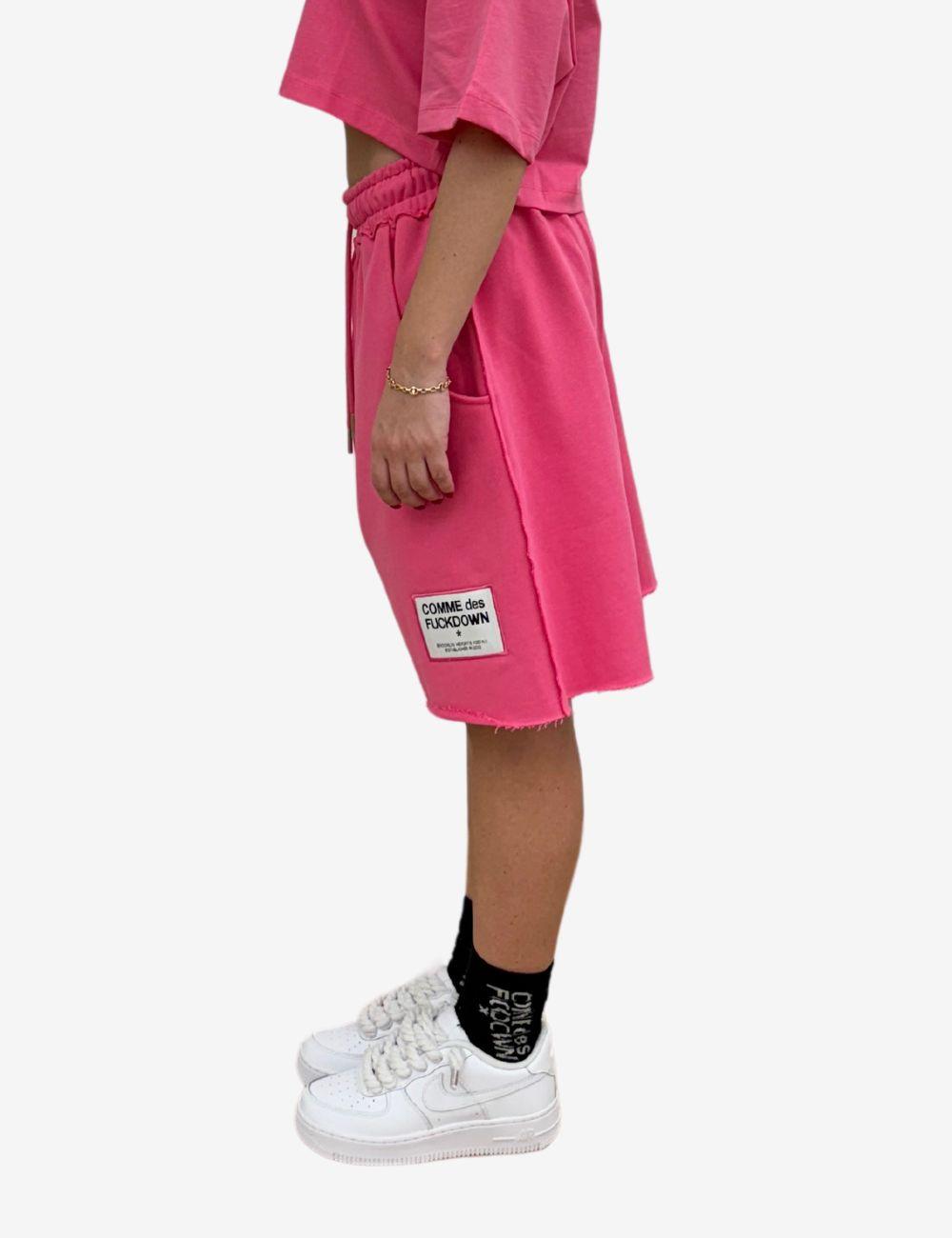 Bermuda Comme Des Fuckdown con etichetta logata donna