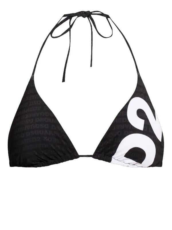 Triangolo mare Dsquared2 con stampa logata donna