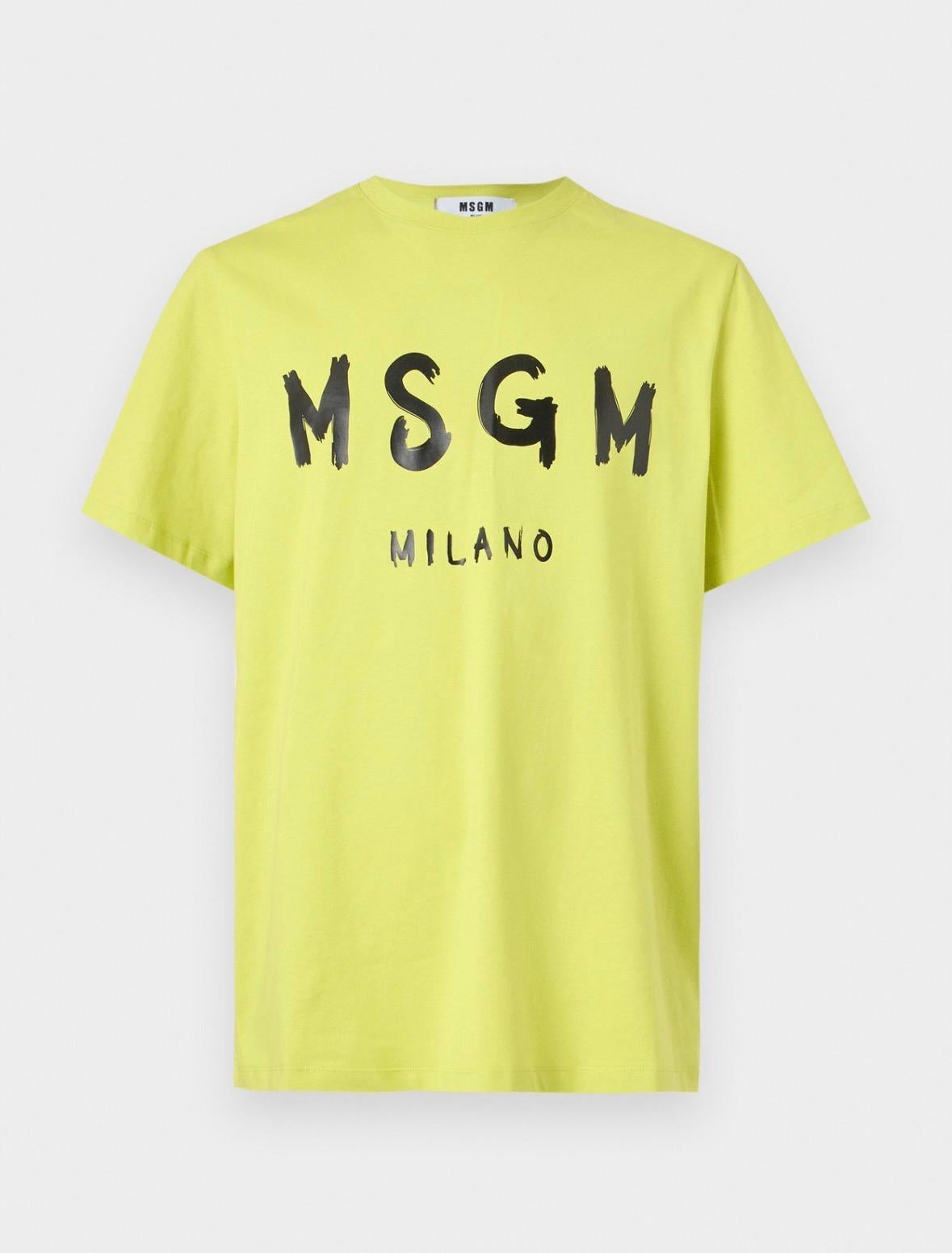 T-Shirt MSGM logo paint
