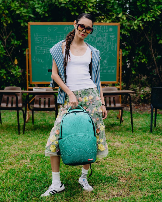 Zaino Sprayground turchese TURQUOISE DOODLE EMBOSS BACKPACK
