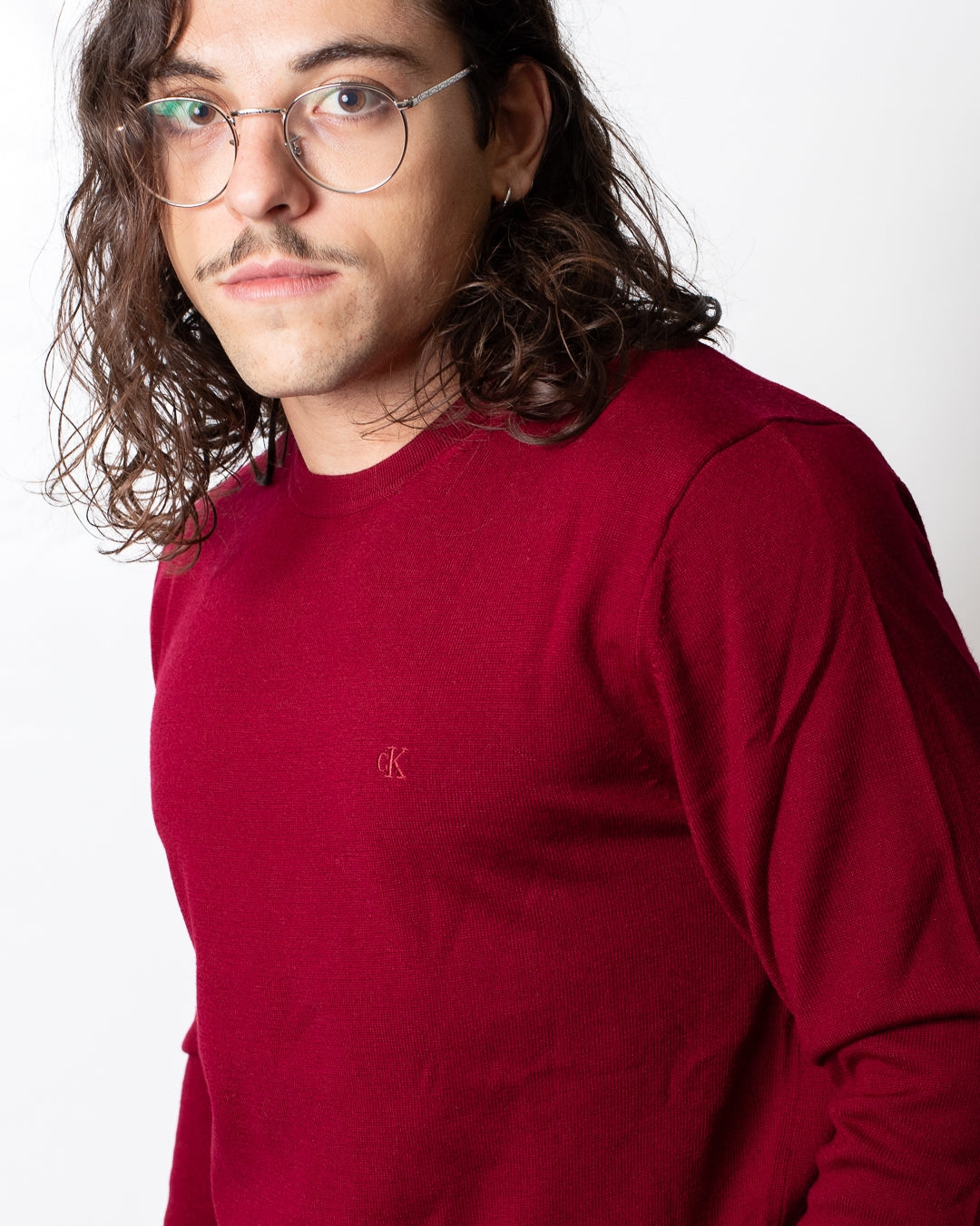 Maglia Calvin Klein classic fit in lana uomo