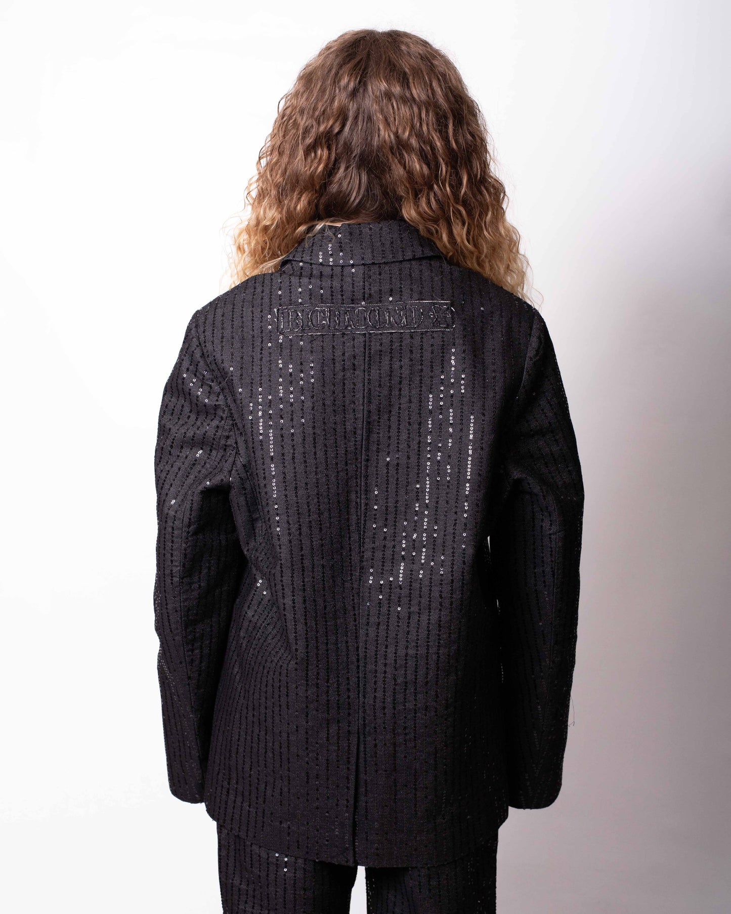 Giacca blazer Richmond X monopetto con paillettes donna