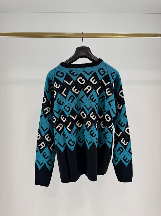 Maglia Gaelle girocollo con logo lettering uomo