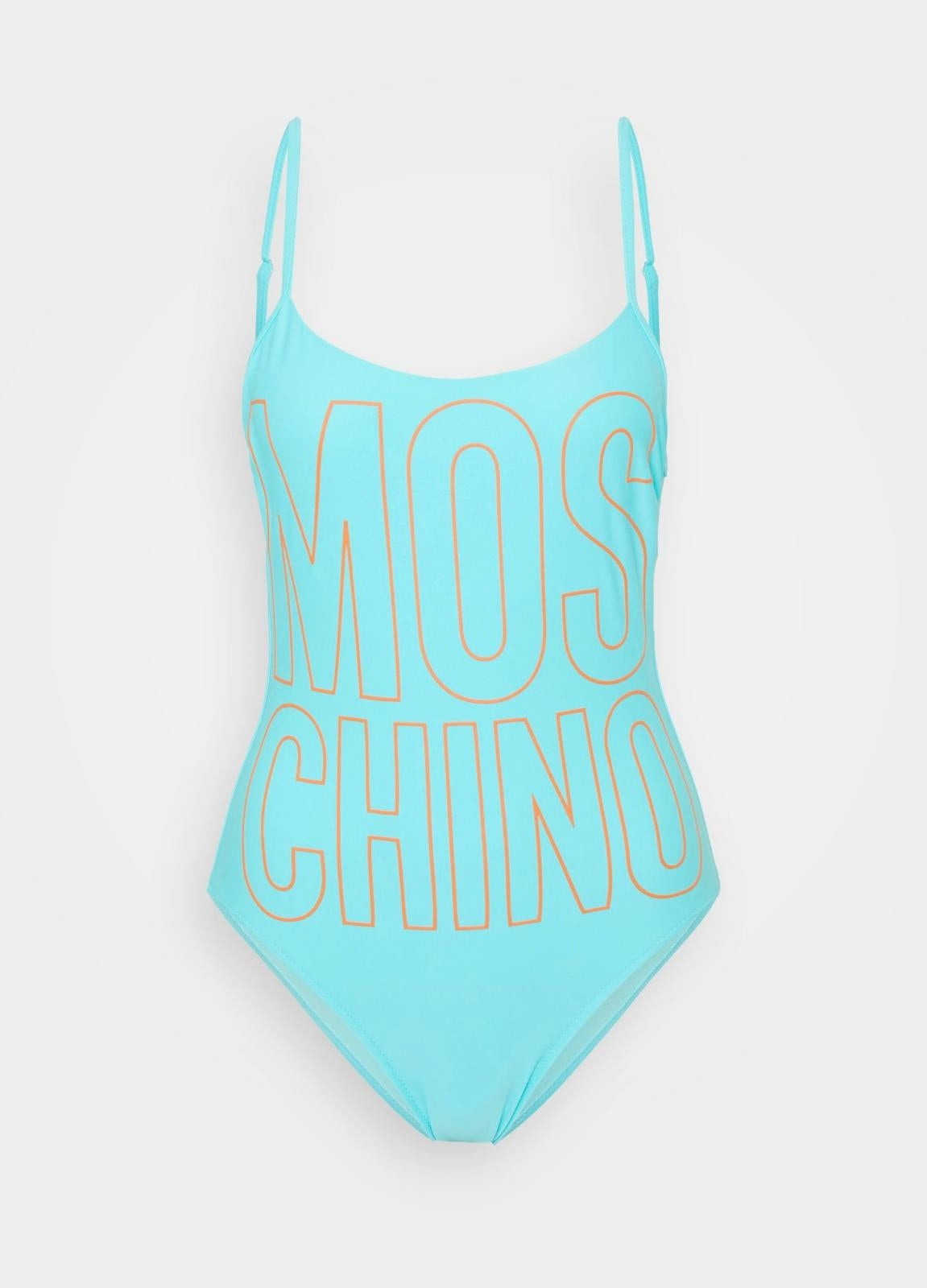 Costume intero Moschino Swim con maxi logo a contrasto donna