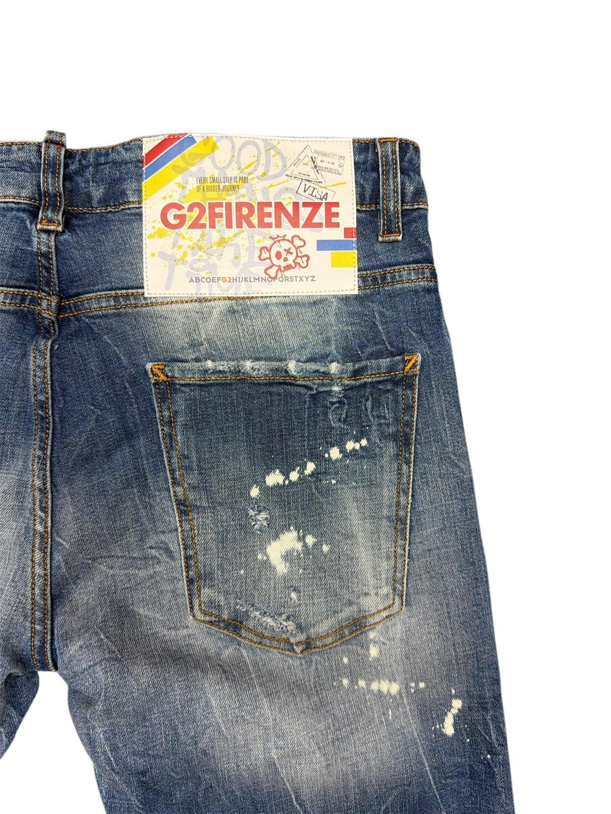 Jeans G2Firenze slim "Cloud" uomo