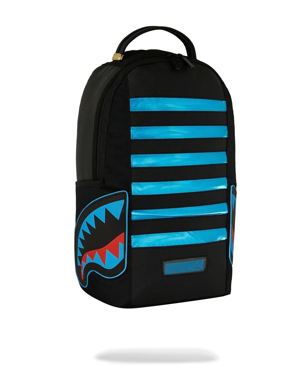 Zaino Sprayground nero Led stripe sharks dlx backpack