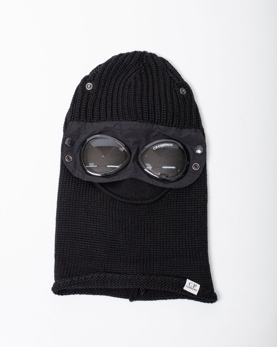 Balaclava C.P. Company in costina e in lana uomo