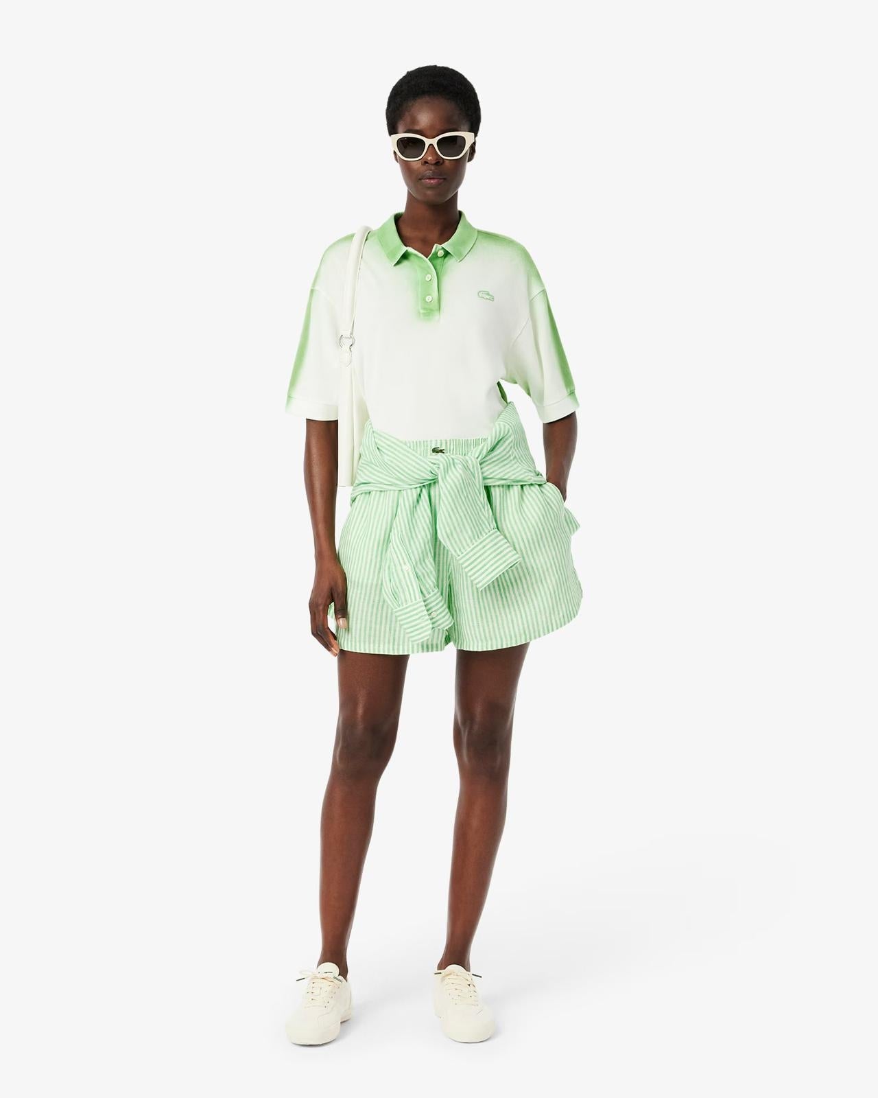 Shorts Lacoste stampa a righe